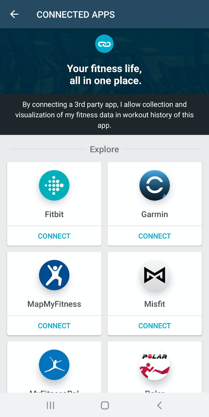 Preva Token Preva App screenshots – Lochcarron GYM